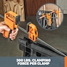 Worx Clamping Sawhorses (Set of 2) with Bar Clamps, , large