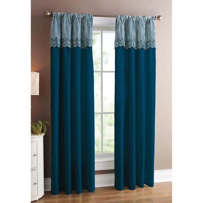 Eyelet Attached Valance Panel, , large