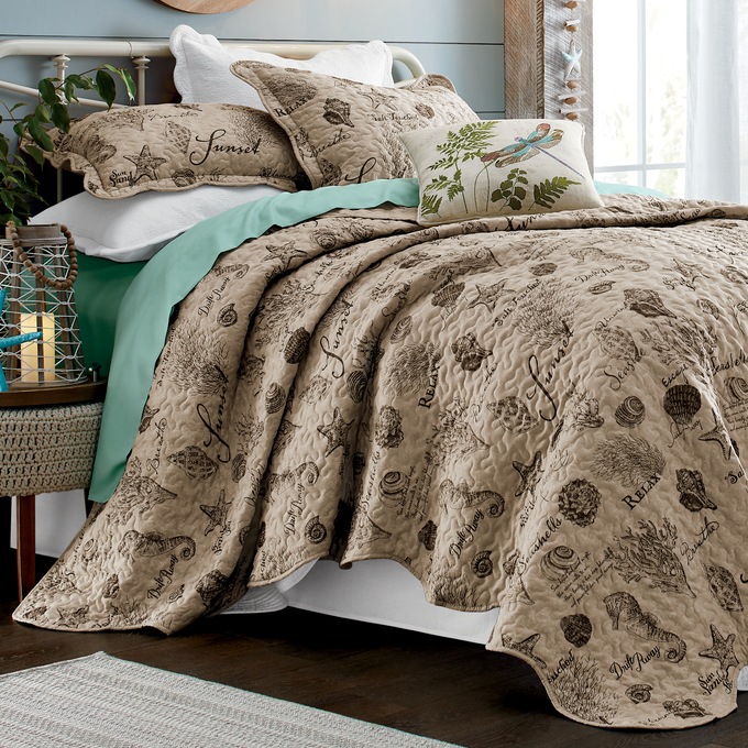 Coastal Sentiments Oversized Quilt, , large