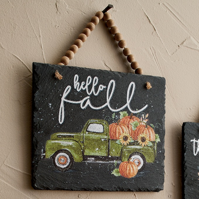 Fall Slate Sign, , large