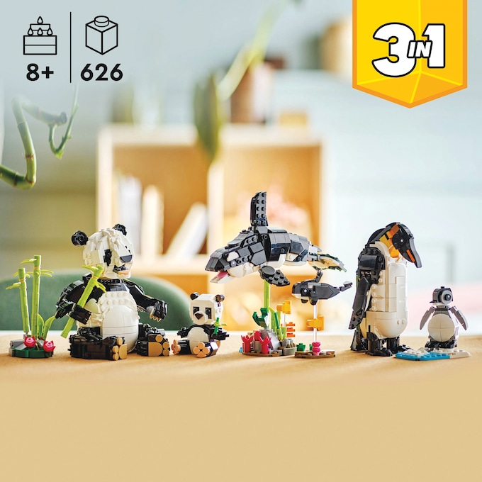 LEGO Creator 3-in-1 Panda Family, , large
