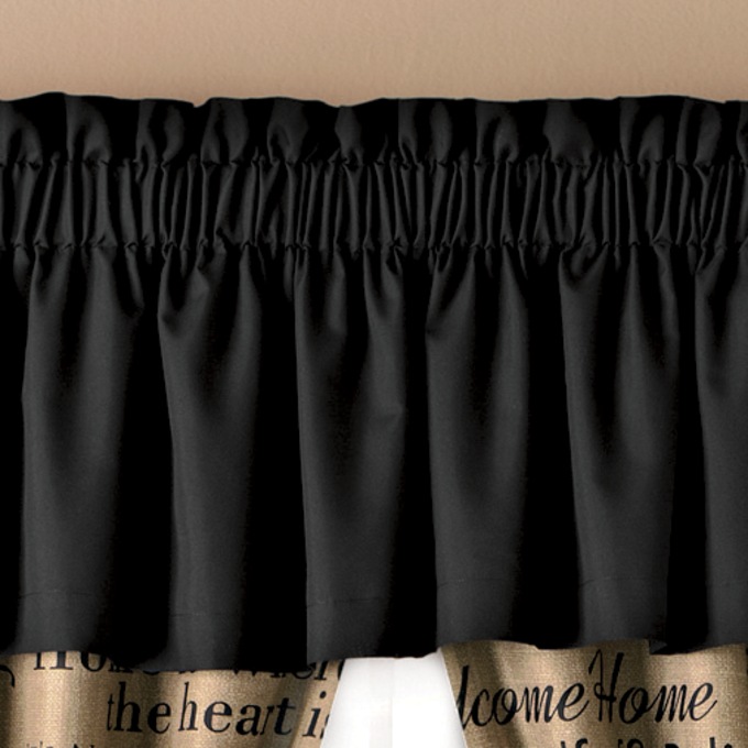 Home Sweet Home Comforter Set, Decorative Pillow and Window Treatments