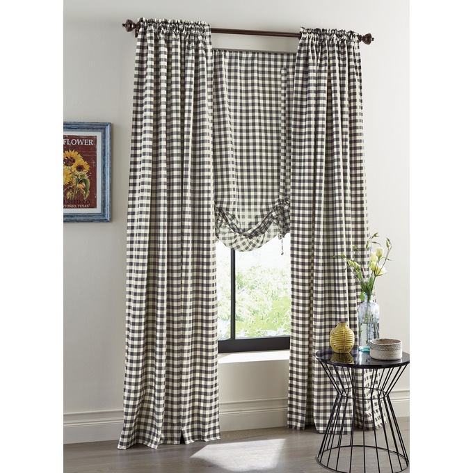Gingham Buffalo Check Window Treatments Country Door