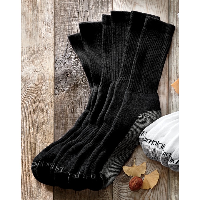 Dickies 6-Pair Pack Men's Dri-Tech Crew Socks, , large