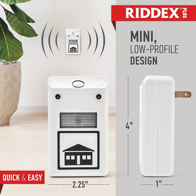 Riddex Plus Set of 2 Electromagnetic Pest Repellers, , large