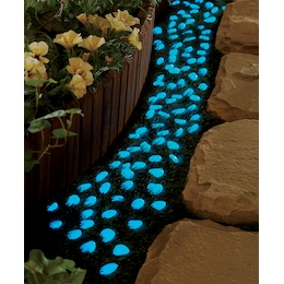 Glow-In-The-Dark Garden Pebbles, , large