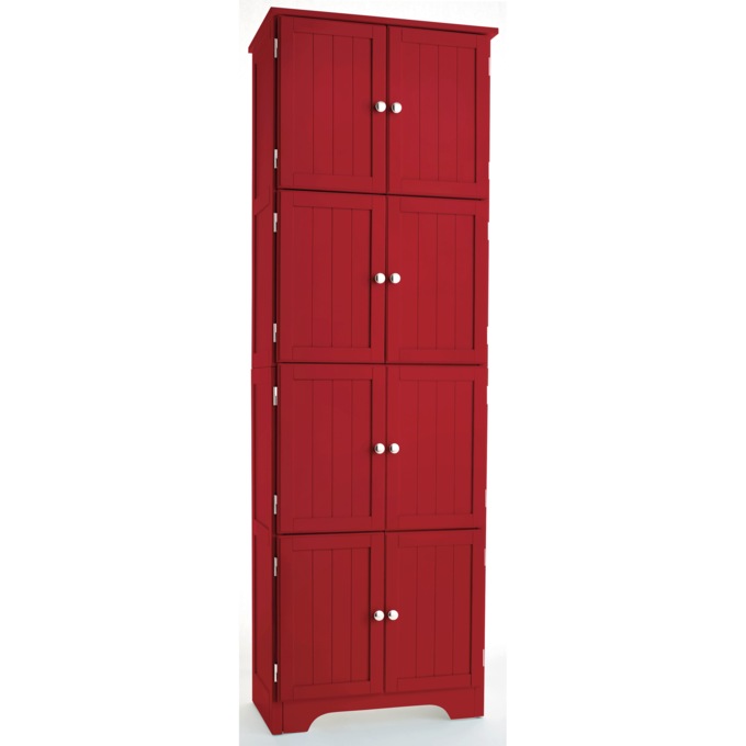 Westwick Tall Wooden Cabinet with 8 Doors, , large