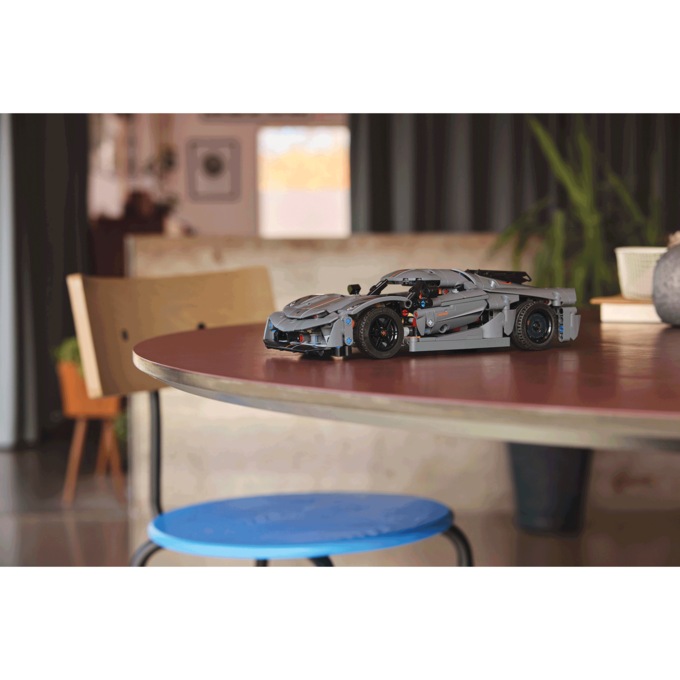 LEGO Koenigsegg Jesko Absolut Grey Hypercar, , large