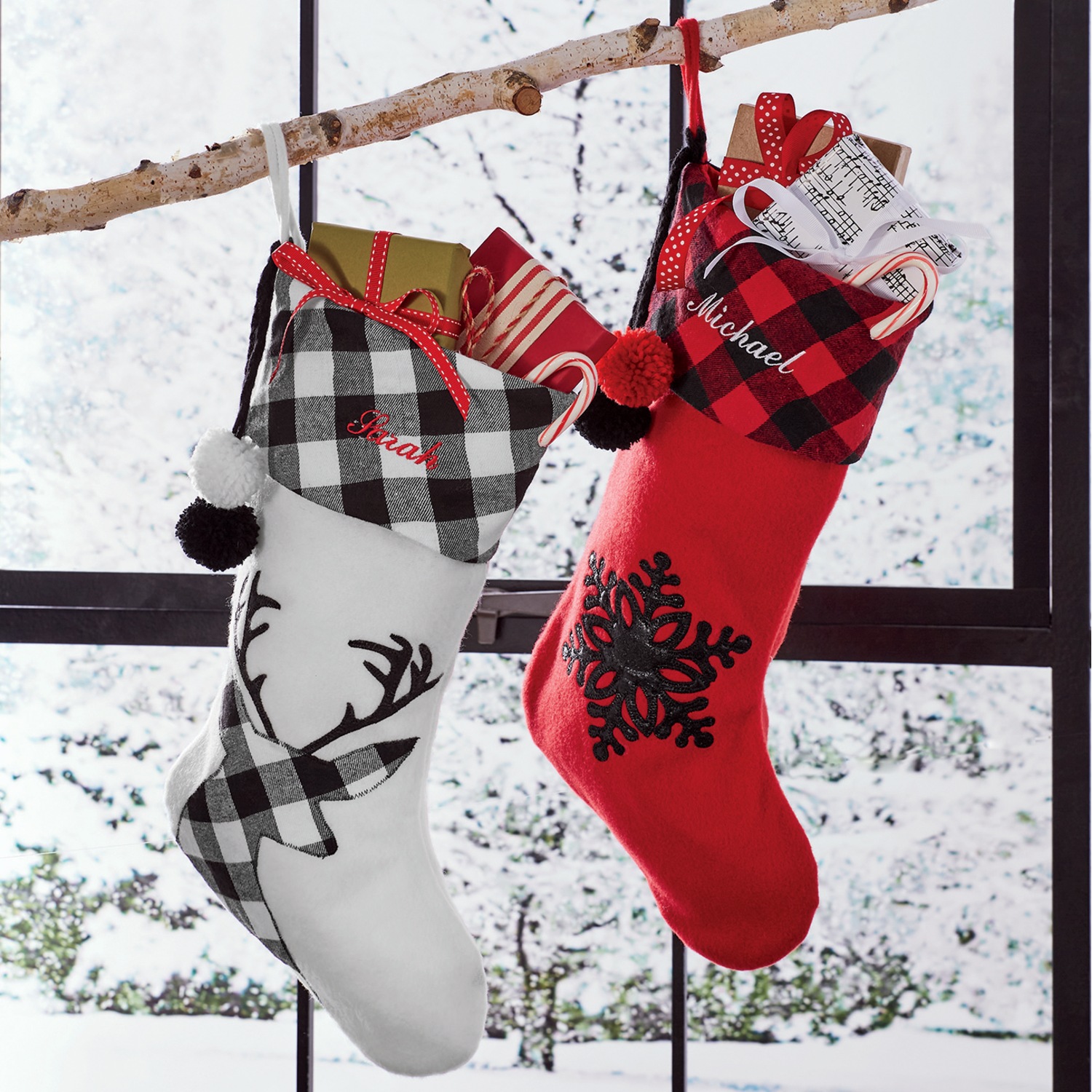 Buffalo Plaid Stockings Buffalo Plaid Stocking Country Door