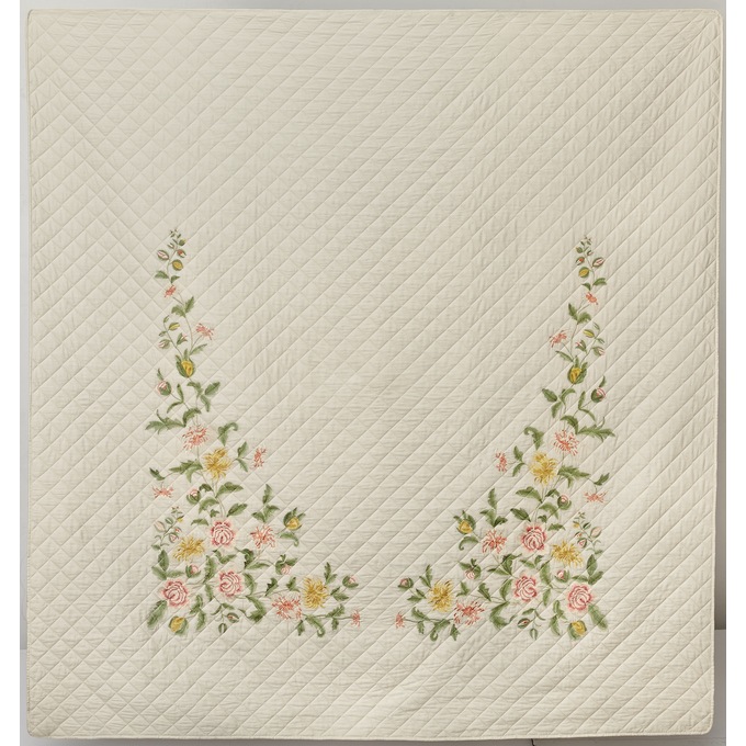 Liz Embroidered Oversized Quilt, , large