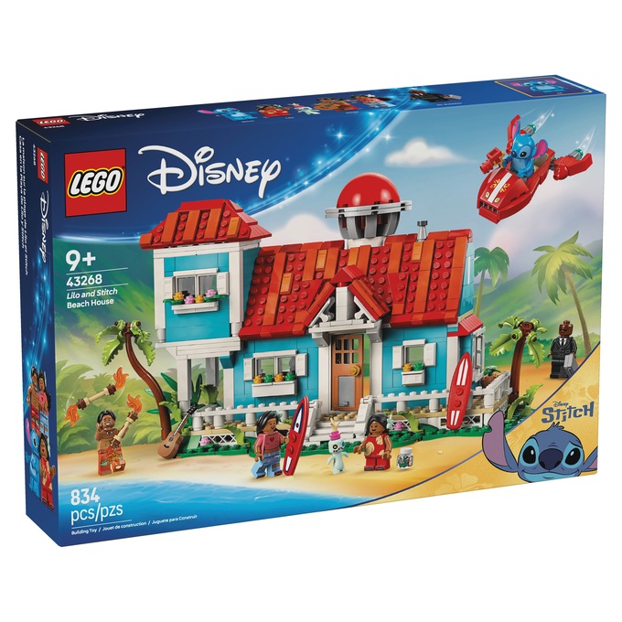 LEGO Disney Lilo and Stitch Beach House, , large