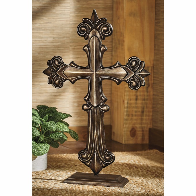 Floor Standing Decorative Cross, , large