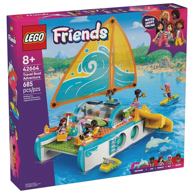 LEGO Friends Travel Boat Adventure, , large