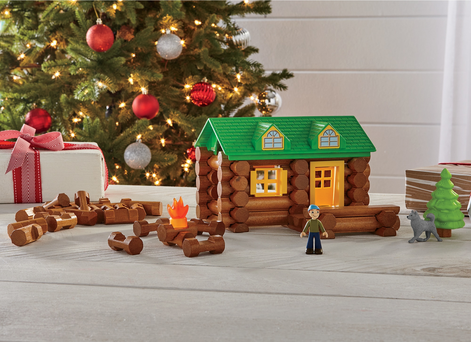 lincoln logs on the trail