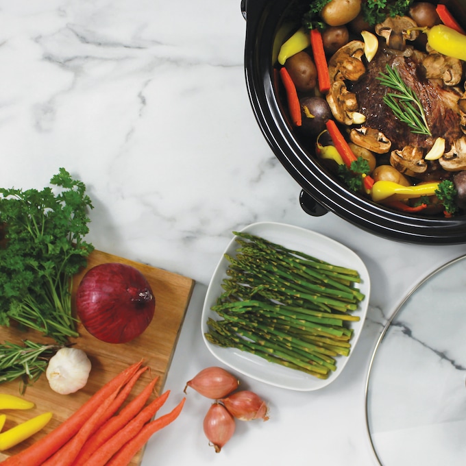 Nesco 4-Qt. Stainless Steel Slow Cooker, , large