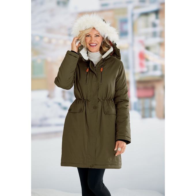 Faithful women's waterproof parka jacket discount