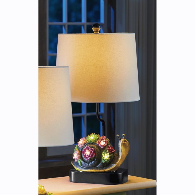Animal-Themed Succulent Lamp, , large