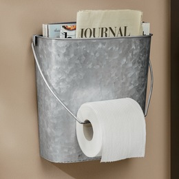 Farmhouse Bucket Toilet Paper Holder, , large