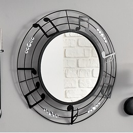 Music Note Wall Mirror, , large