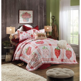 Strawberry Fields Oversized Quilt Bundle, , large