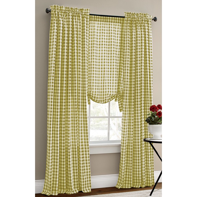 Gingham Check Panel, , large