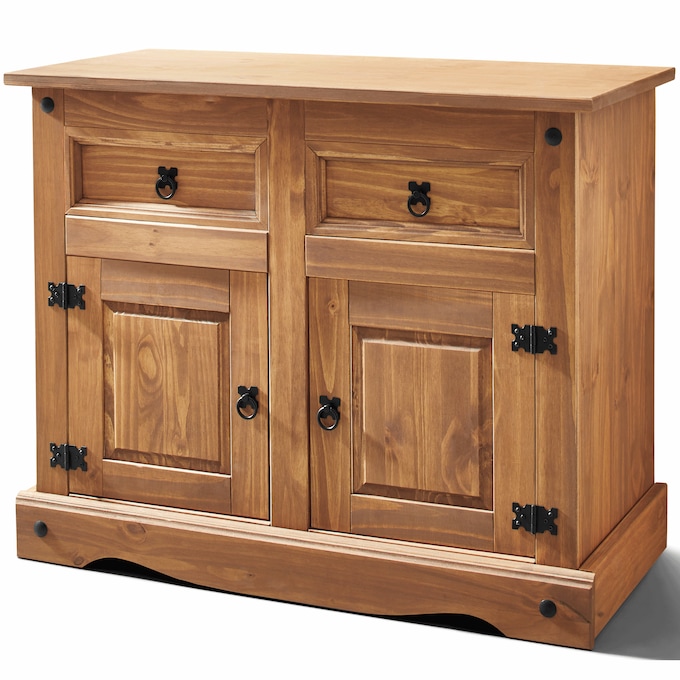 Bibury Pine Sideboard and Hutch, , large