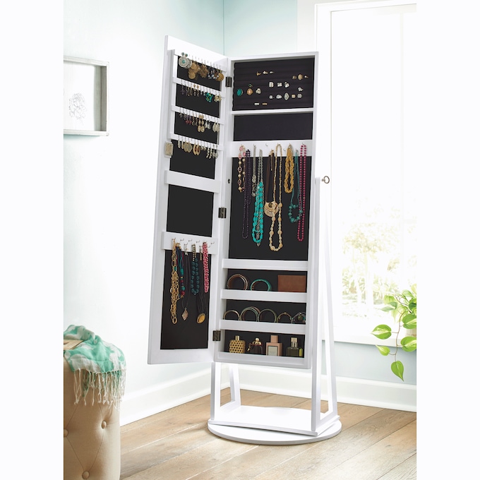 Swivel Jewelry Cabinet, , large