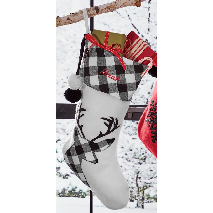 Buffalo Plaid Stocking, , large