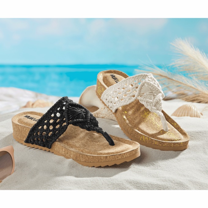 MUK LUKS Pippen Crocheted Sandal, , large