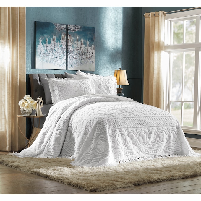 Emily Chenille Bedspread, , large