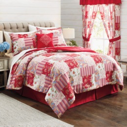 Summer Garden 8-Piece Comforter Set, Accent Pillow and Window Treatments, , large