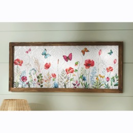 Wildflower Embossed Wall Art, , large