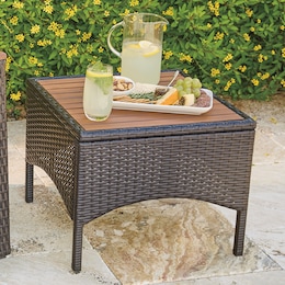 Bisbee Wicker Table, , large