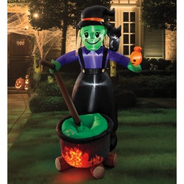 Halloween Witch Inflatable, , large
