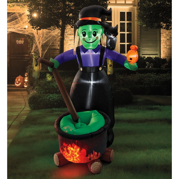 Halloween Witch Inflatable, , large