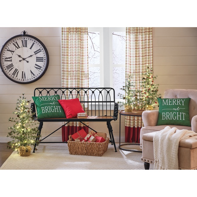 Merry And Bright Decorative Pillow, , large