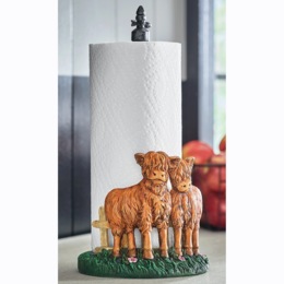 Highland Cow Paper Towel Holder, , large