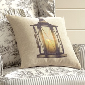 Nauset Lantern LED Pillow, , large