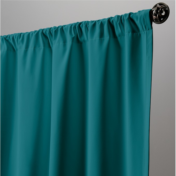 Color Connection Patterned Rod Pocket Valance, , large