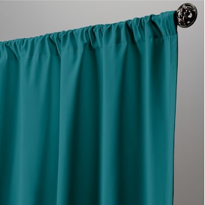 Color Connection Patterned Rod Pocket Valance, , large