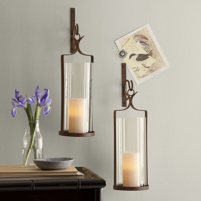Set Of 2 Wall Sconces Country Door