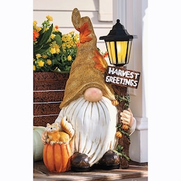 Solar Harvest Gnome Statue, , large