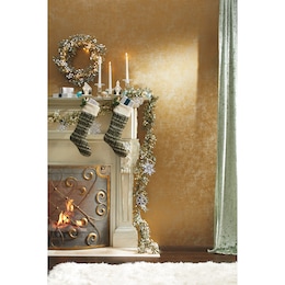 Lit Frosted Berry Floral Collection, , large