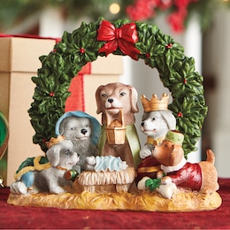 Dog Nativity Figurine, , large