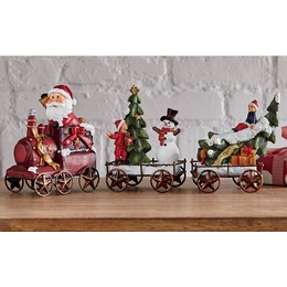 Resin Holiday Train, , large
