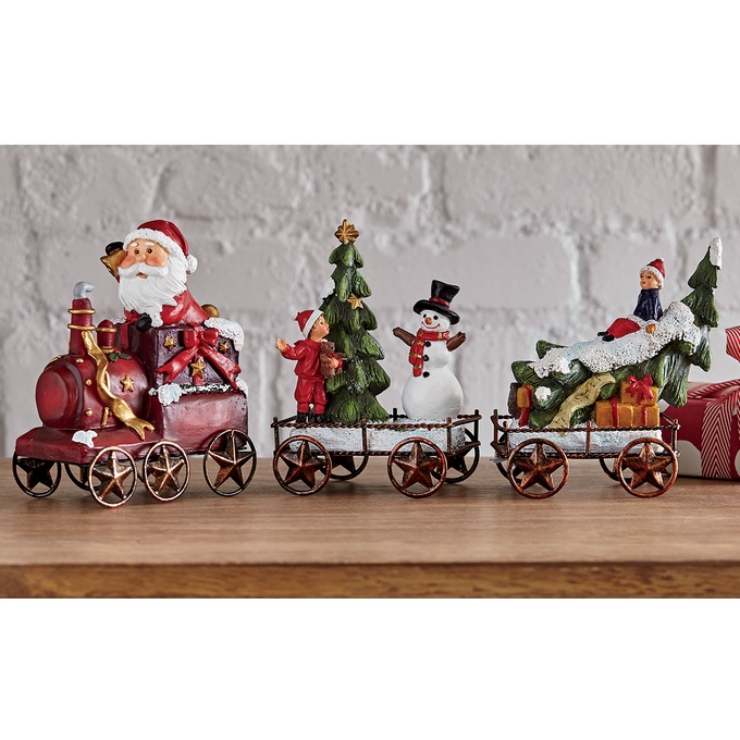 Resin Holiday Train, , large