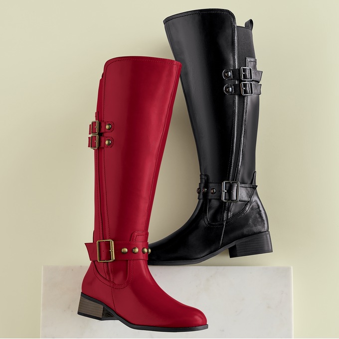 Buckle Riding Boot, , large
