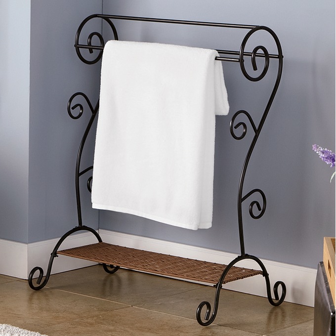 Scroll Standing Towel Rack Country Door