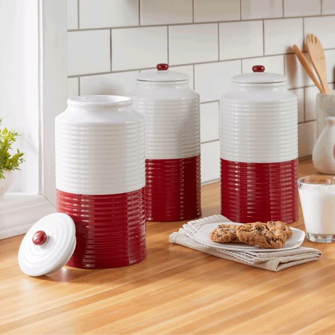 Two-Tone Canister Set, , large