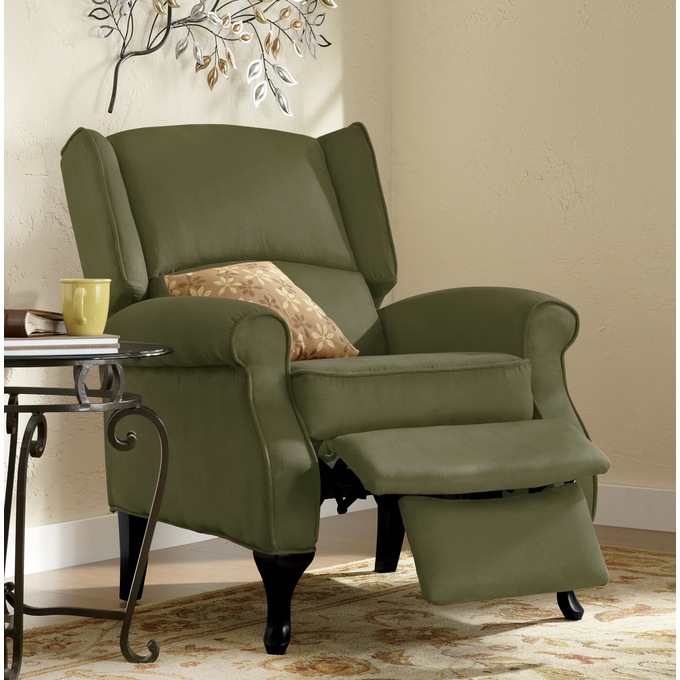 Reclining wing deals back chair
